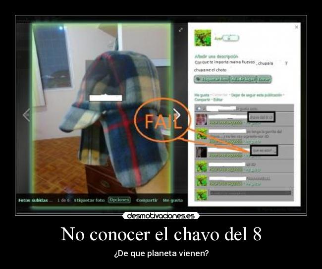 No conocer el chavo del 8 - ¿De que planeta vienen?