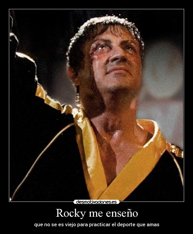 Rocky me enseño -