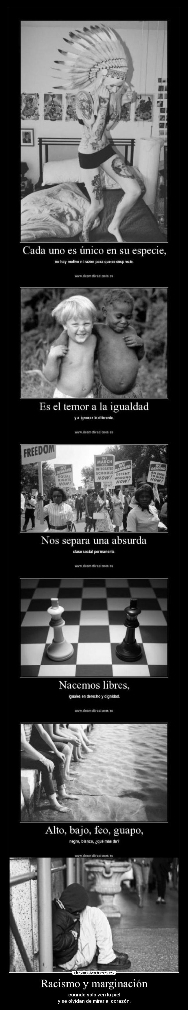 Racismo y marginación - 