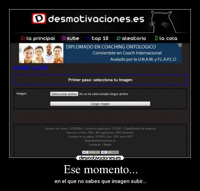 Ese momento... - en el que no sabes que imagen subir...