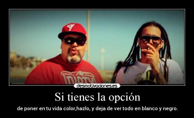 Si tienes la opción - 