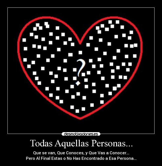 Todas Aquellas Personas... - 