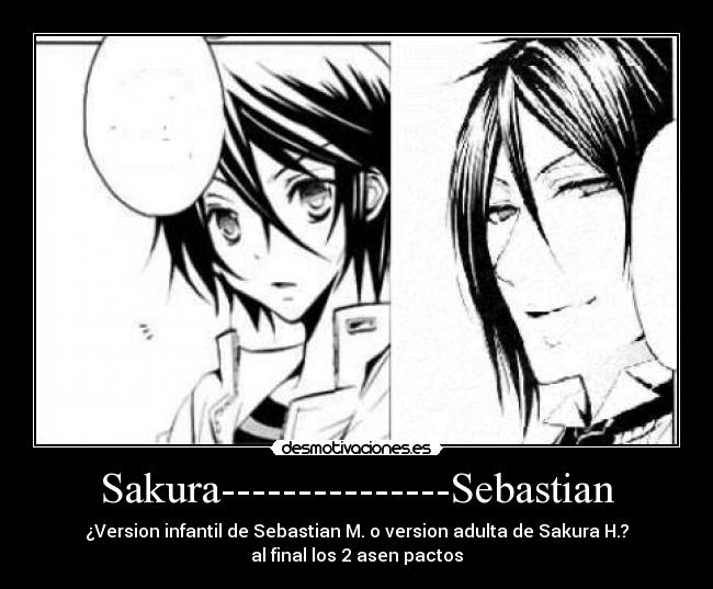 Sakura---------------Sebastian -