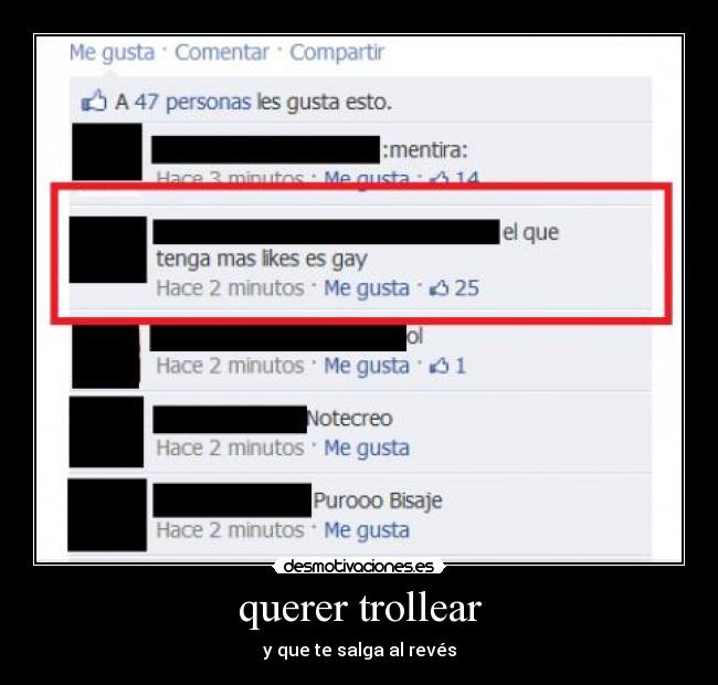 querer trollear -