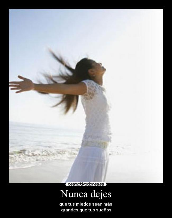 Nunca dejes -