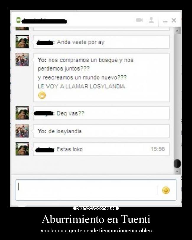 Aburrimiento en Tuenti -