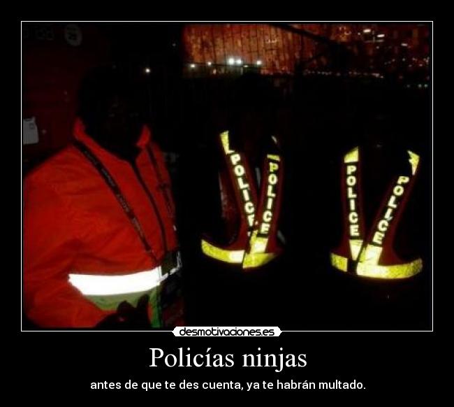 Policías ninjas -