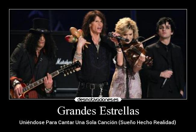 carteles slash steven tyler billie joe armstrong desmotivaciones
