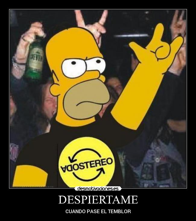 DESPIERTAME - CUANDO PASE EL TEMBLOR