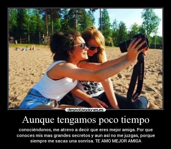 Aunque tengamos poco tiempo -