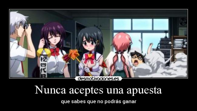Nunca aceptes una apuesta - 