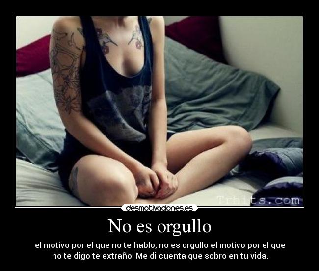 No es orgullo - 