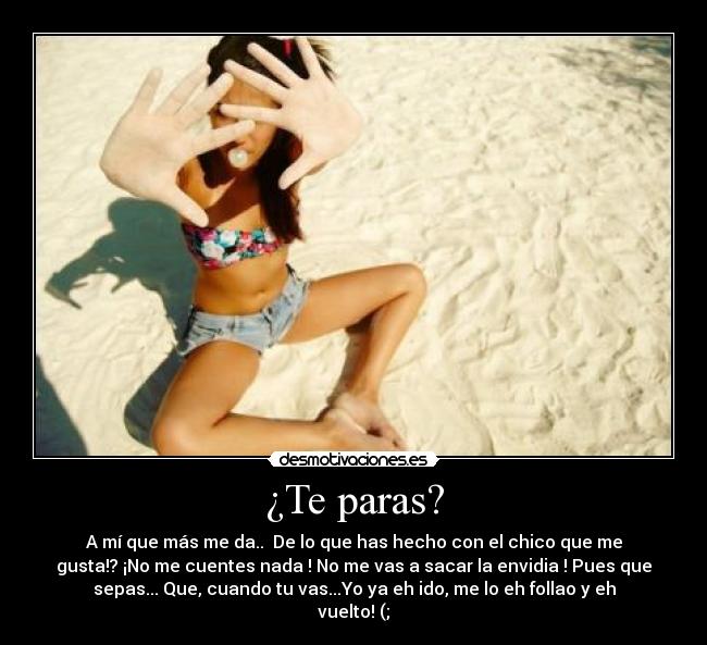 ¿Te paras? - 