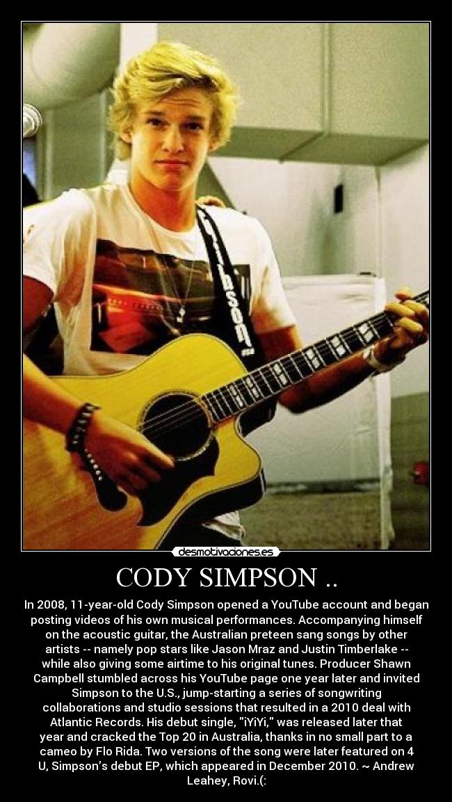CODY SIMPSON .. - 