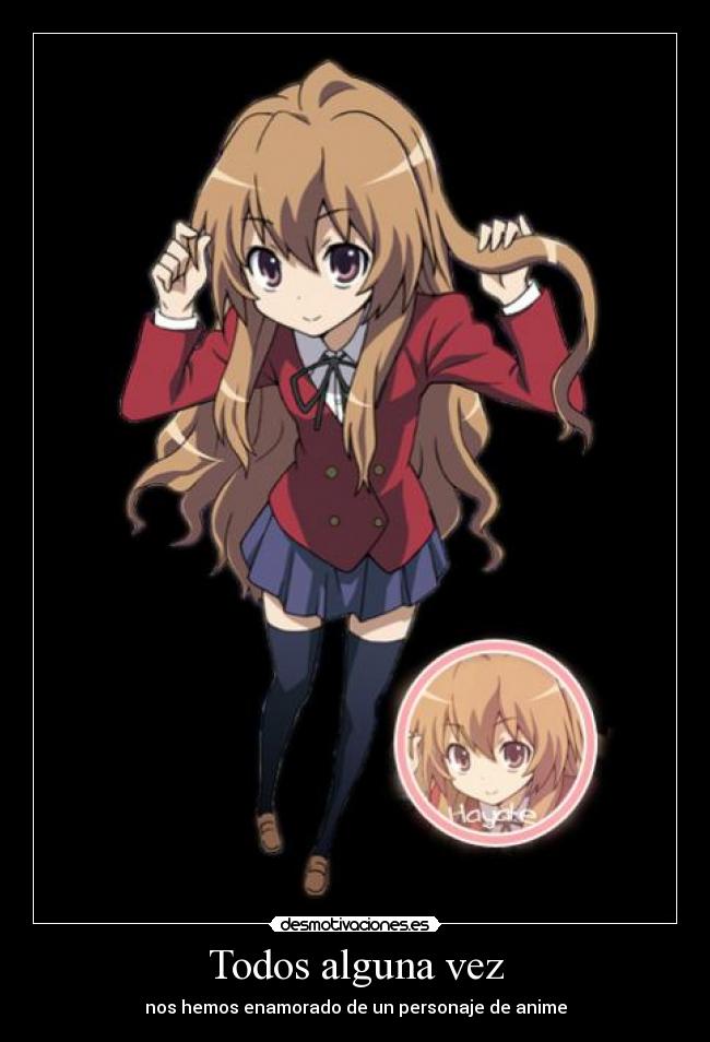 Todos alguna vez - nos hemos enamorado de un personaje de anime