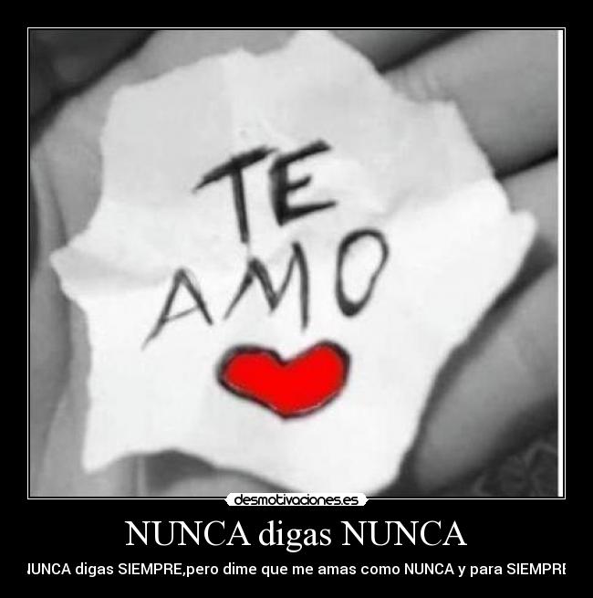 NUNCA digas NUNCA - 