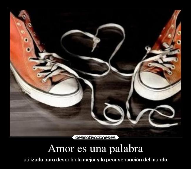 Amor es una palabra -