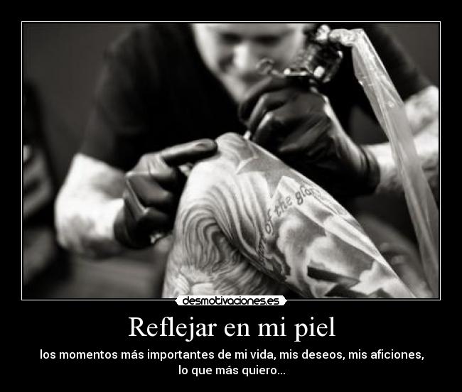 Reflejar en mi piel -
