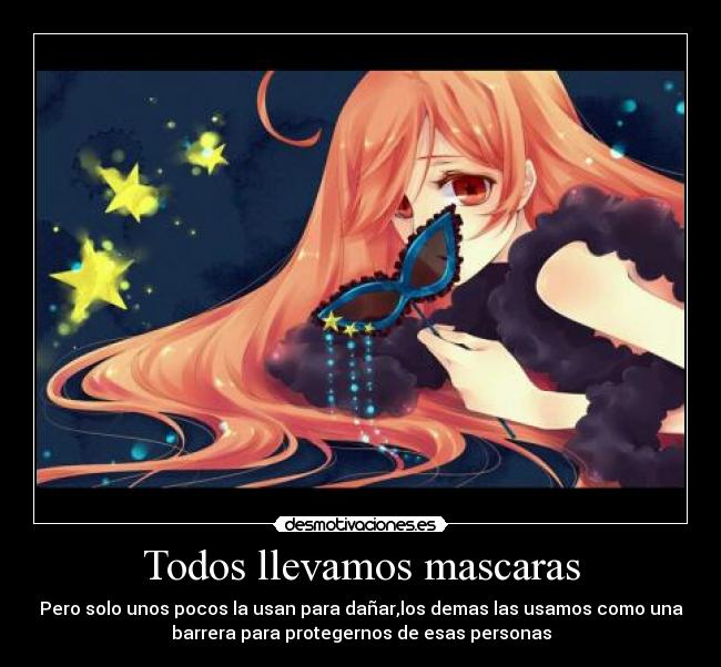 Todos llevamos mascaras - 