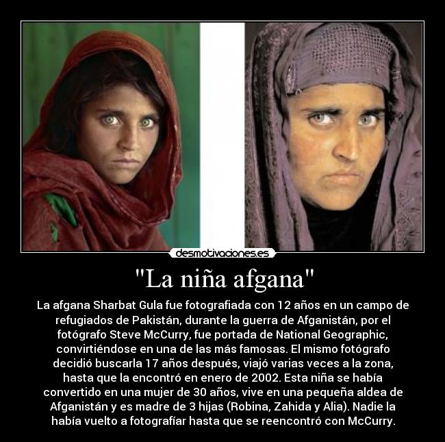 La niña afgana - 