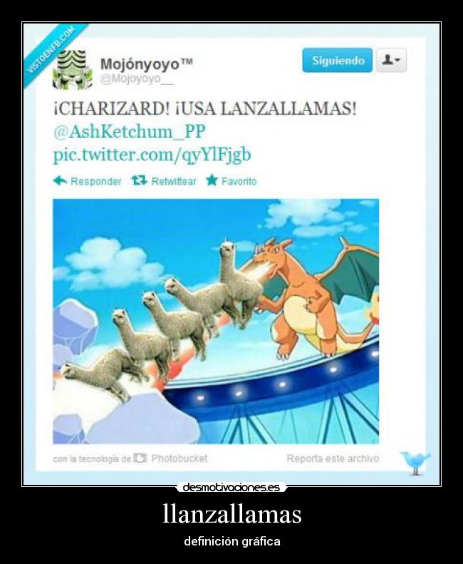 llanzallamas - definición gráfica