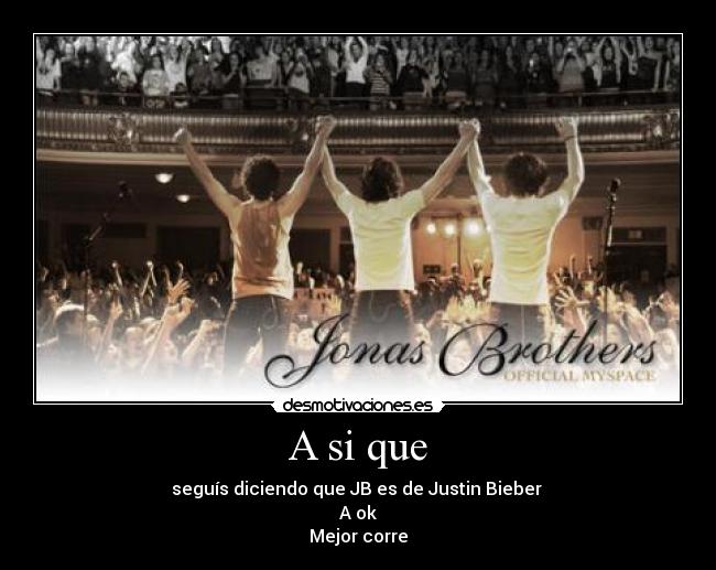 carteles jonas brothers desmotivaciones