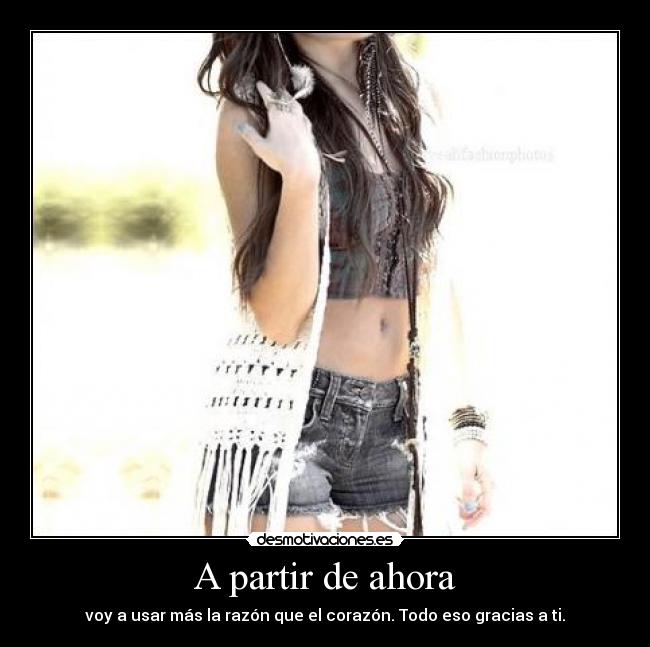 A partir de ahora -