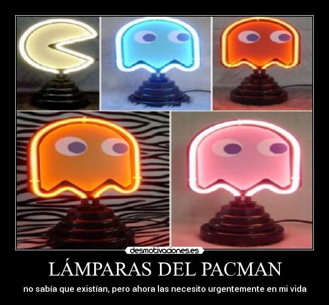 LÁMPARAS DEL PACMAN - no sabía que existían, pero ahora las necesito urgentemente en mi vida