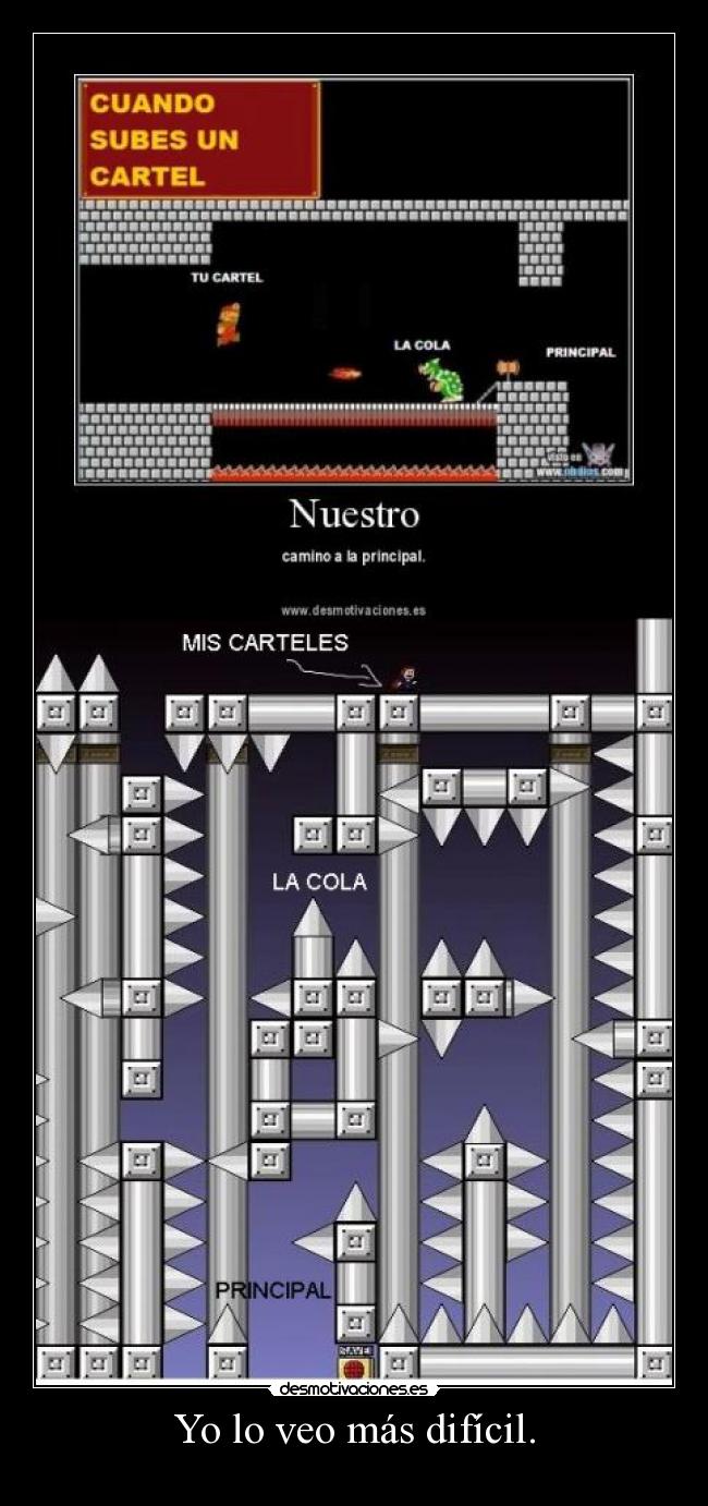 Yo lo veo más difícil. -