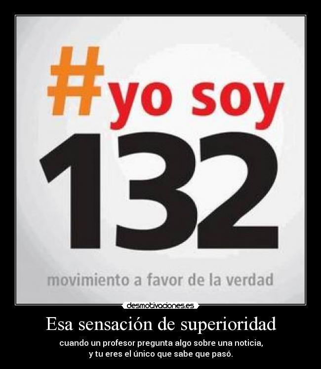 Esa sensación de superioridad -