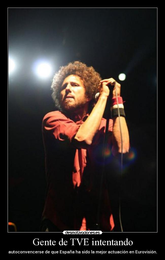 Gente de TVE intentando -