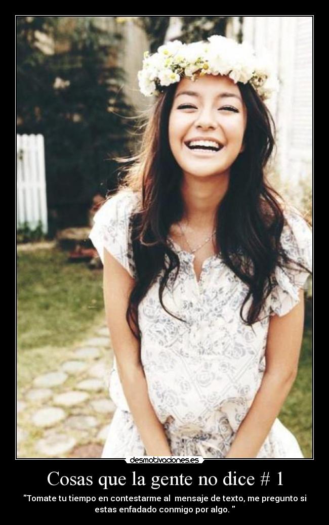 Cosas que la gente no dice # 1 -