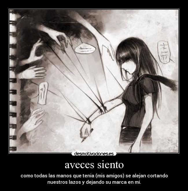 aveces siento -