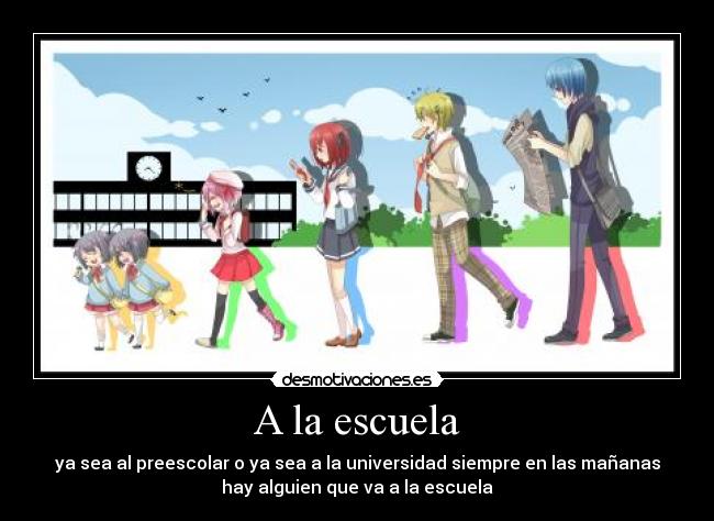 A la escuela - 