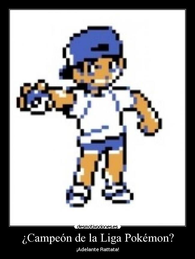 ¿Campeón de la Liga Pokémon? -