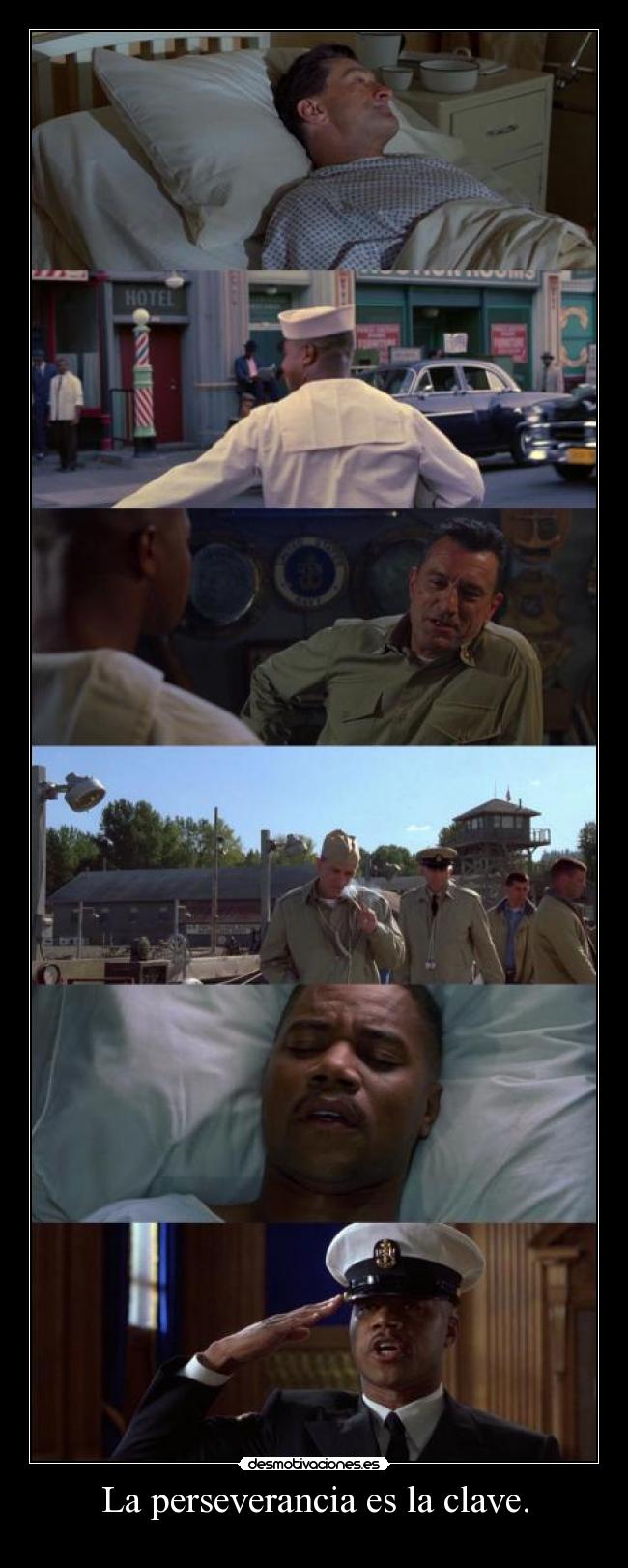 La perseverancia es la clave. -