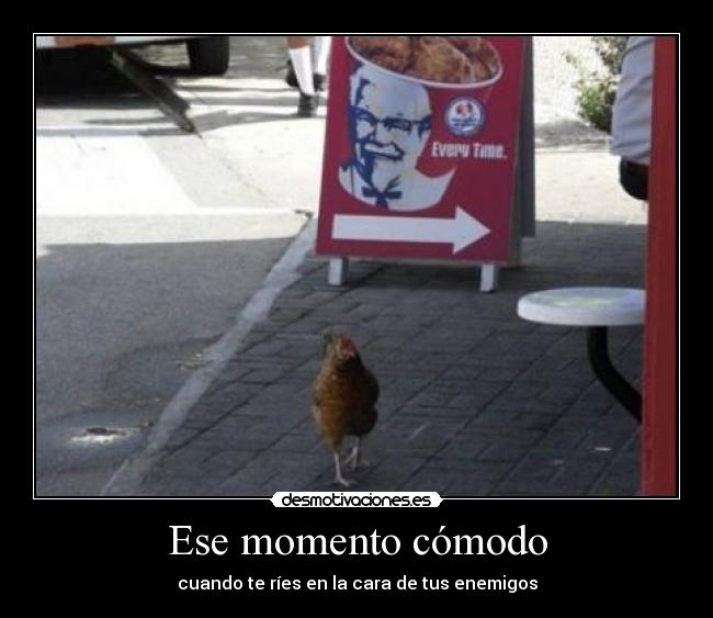 Ese momento cómodo - 