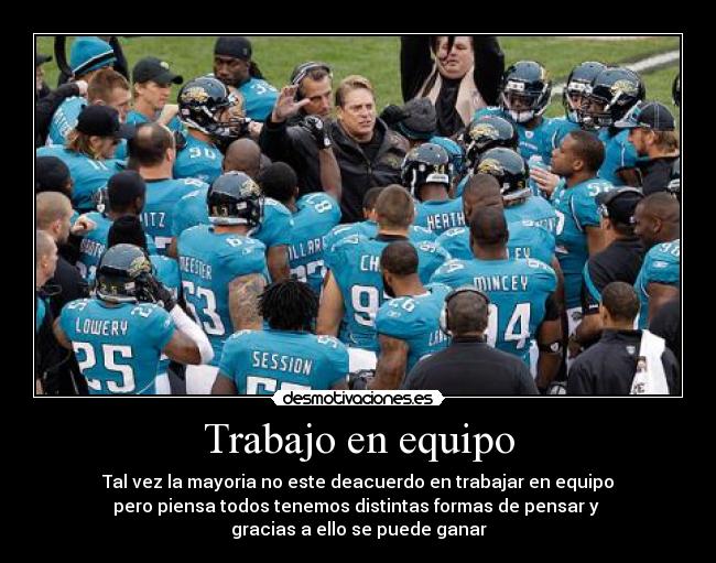 Trabajo en equipo -