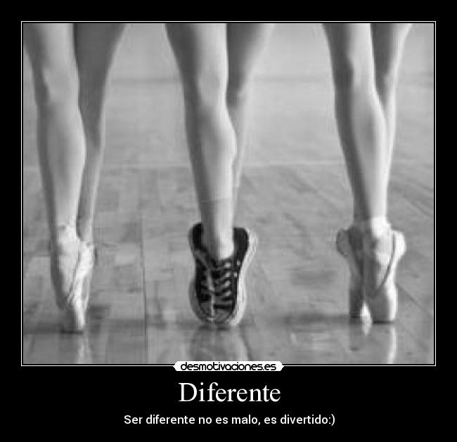 Diferente - Ser diferente no es malo, es divertido:)