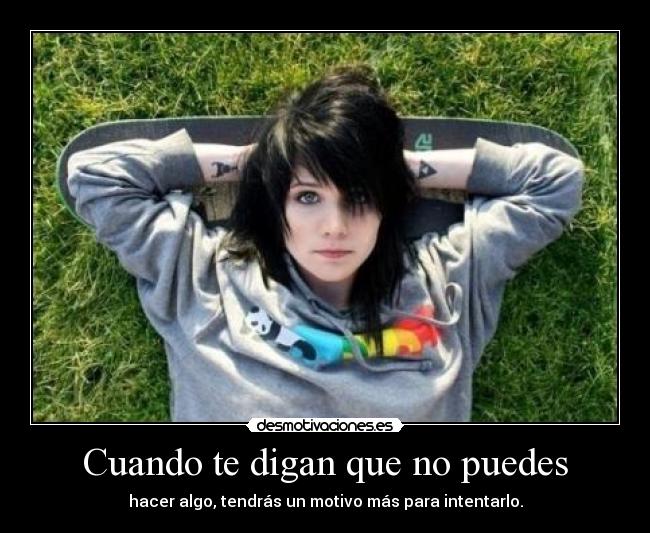 Cuando te digan que no puedes - 