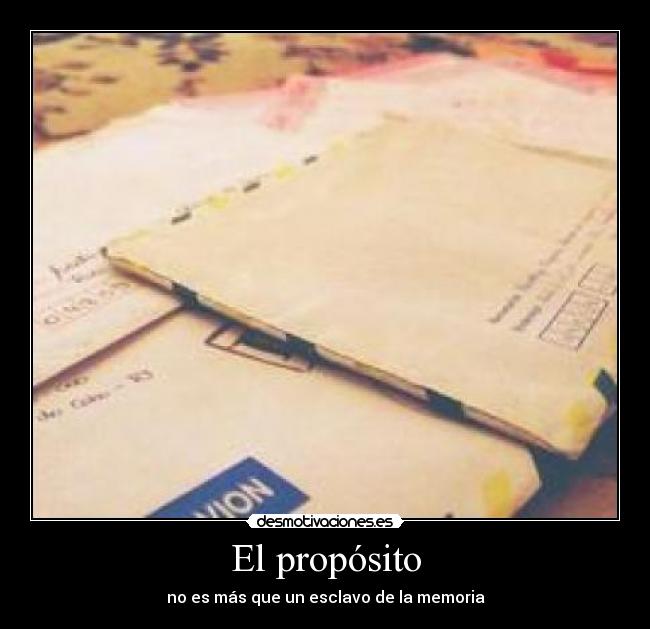 El propósito - 