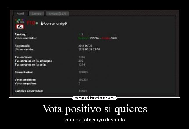 Vota positivo si quieres - 