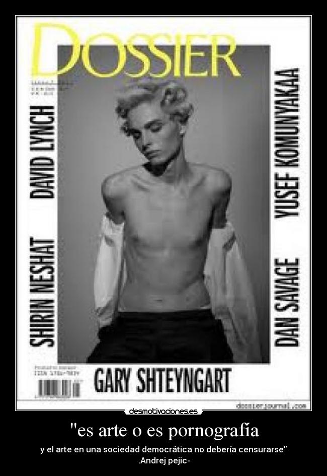 es arte o es pornografía -
