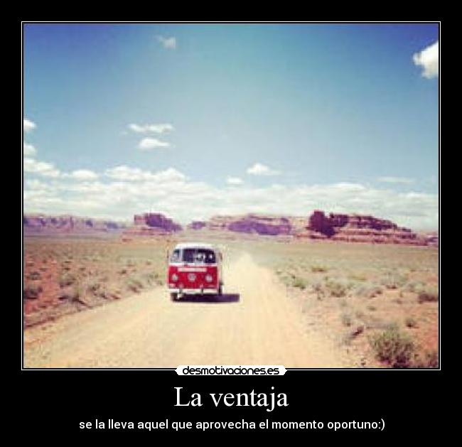 carteles ventaja desmotivaciones