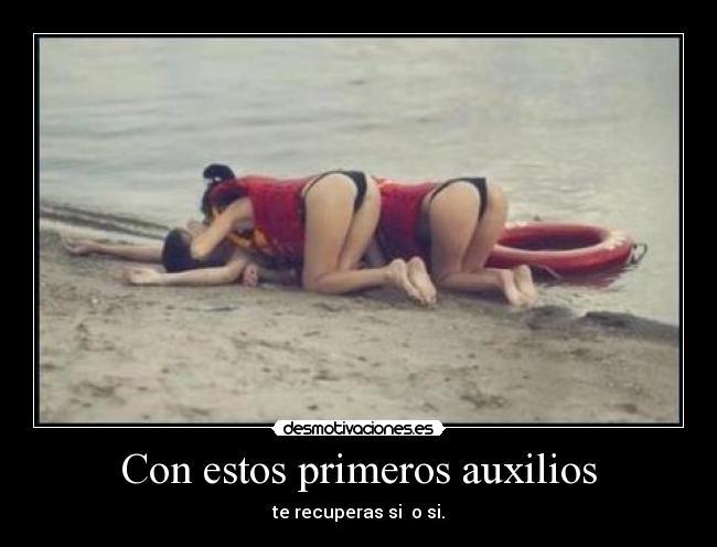 carteles primeros auxilios desmotivaciones