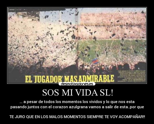 carteles vida san lorenzo desmotivaciones