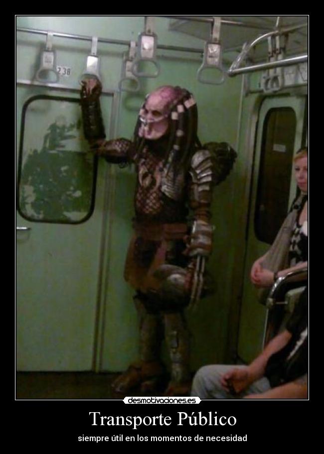 Transporte Público - siempre útil en los momentos de necesidad