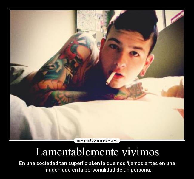 Lamentablemente vivimos -