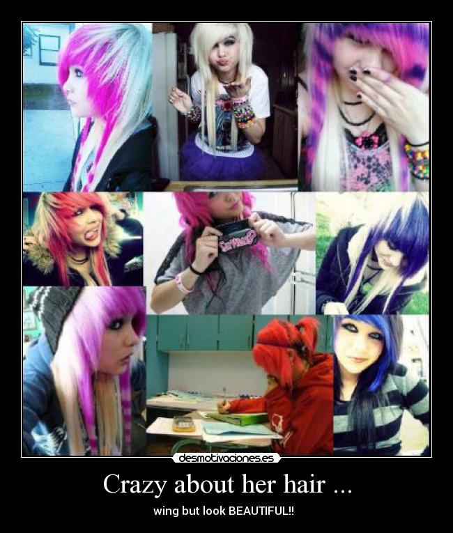 Crazy about her hair ... - wing but look BEAUTIFUL!!♥♥♥