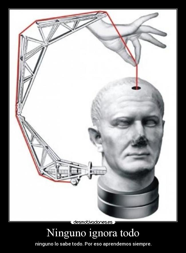 carteles ignorar saber aprender desmotivaciones